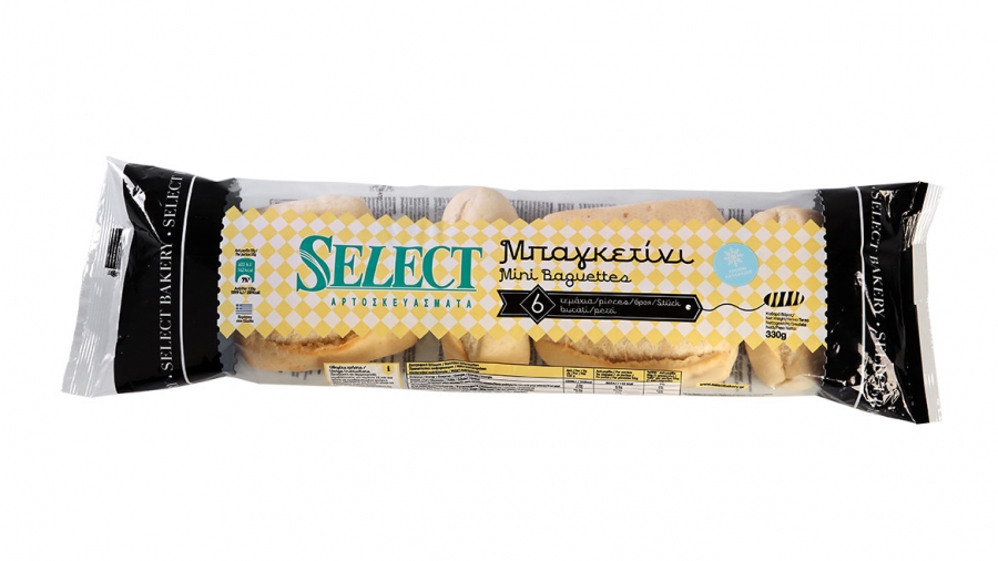 Select Baguettes Σίτου 13cm/6τμχ