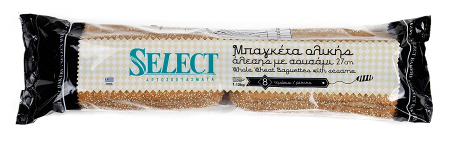 Baguettes Ολ. Αλέσεως Σουσάμι 27cm/8τμχ