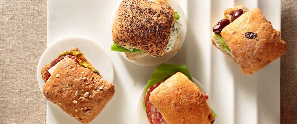 Gourmet Panettino: small sandwiches for a delightful lunch break